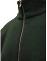 S.N.S. Herning Cardigan in lana verde con cerniera 273-00L THUNDER GREEN M5178 acquista online