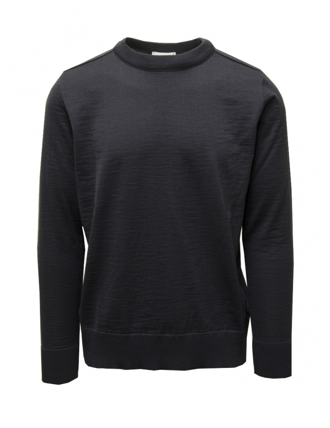 S.N.S. Herning Dark grey wool sweater 213-00R STORM GREY U9155 men s knitwear online shopping