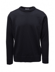 S.N.S. Herning Nimbus pullover liscio blu in lana 213-00R NAVY BLUE U2019