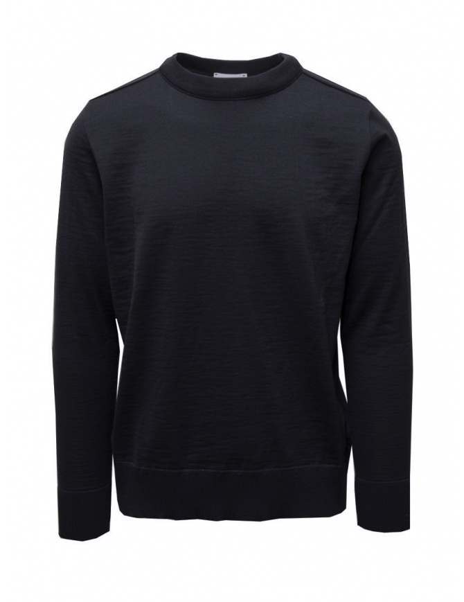 S.N.S. Herning Nimbus pullover liscio blu in lana 213-00R NAVY BLUE U2019 maglieria uomo online shopping