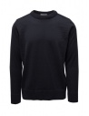 S.N.S. Herning Nimbus pullover liscio blu in lana acquista online 213-00R NAVY BLUE U2019