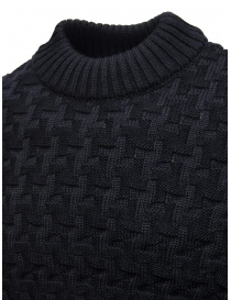 S.N.S. Herning Starck navy blue waffle stitch sweater price