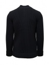 S.N.S. Herning blue ribbed wool cardigan with zip shop online mens cardigans