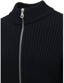 S.N.S. Herning cardigan in lana blu a coste con cerniera prezzo