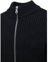 S.N.S. Herning blue ribbed wool cardigan with zip 579-24L NAVY BLUE U2021 price