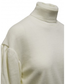 Miyao white turtleneck with extra long sleeves women s knitwear buy online