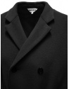 Miyao cappotto a doppiopetto in lana nero MBUN-02 BLACK acquista online