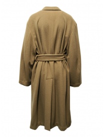 Miyao double-breasted coat in camel wool