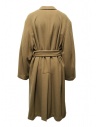 Miyao double-breasted coat in camel wool shop online womens coats