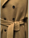 Miyao double-breasted coat in camel wool MBUN-02 CAMEL price