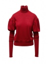 Miyao short red turtleneck with extra long sleeves buy online MBBL-07 RED