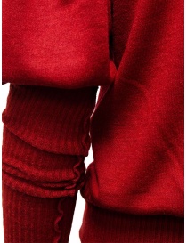 Miyao short red turtleneck with extra long sleeves women s knitwear buy online