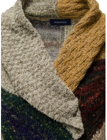 Fuga Fuga cardigan patchwork beige ocra prezzo