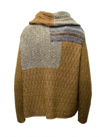 Fuga Fuga cardigan patchwork beige ocra