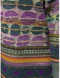 M.&Kyoko green pink patterned wool sweater price