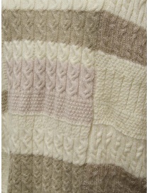 M.&Kyoko pullover a collo alto effetto patchwork bianco maglieria donna acquista online