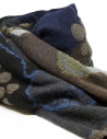 M.&Kyoko black and blue patterned wool scarf BDA01429WA BLACK 81 price