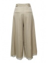 A Tentative Atelier beige palazzo pants with silk edge shop online womens trousers