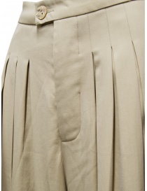 A Tentative Atelier beige palazzo pants with silk edge price