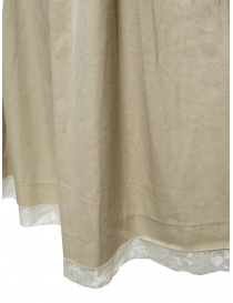 A Tentative Atelier beige palazzo pants with silk edge womens trousers price