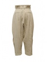 A Tentative Atelier pantaloni ampi a palloncino in velluto beigeshop online pantaloni donna