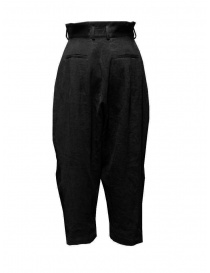 A Tentative Atelier wide balloon pants in black velvet