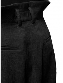 A Tentative Atelier wide balloon pants in black velvet womens trousers buy online