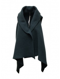 Women s knitwear online: Label Under Construction aviation-colored wool cape