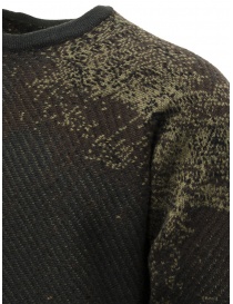 Label Under Construction grey pullover with side jacquard motif men s knitwear price