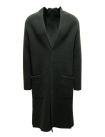 Label Under Construction cappotto in lana grigio scuro 44YCT199CAN2DG DARK GREY