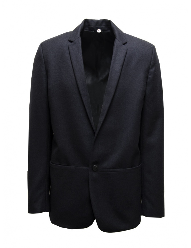 Label Under Construction black wool blazer 44FJC202COIBK BLACK mens suit jackets online shopping