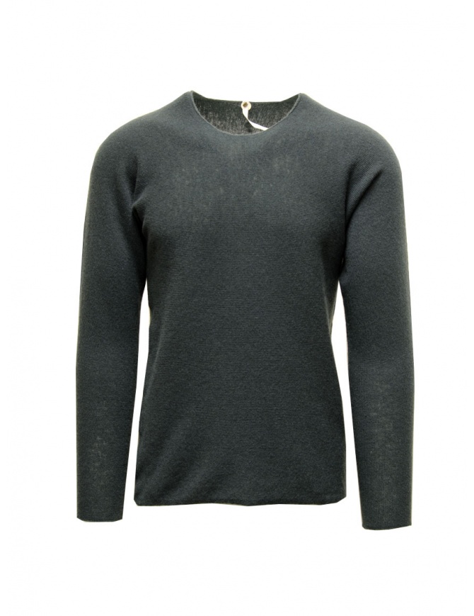 Label Under Construction grey wool pullover sweater 44YSW208CAN1GB GREY BLU men s knitwear online shopping