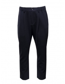 Attachment navy blue pants with elastic waist AP42-047 NAVY 420 order online