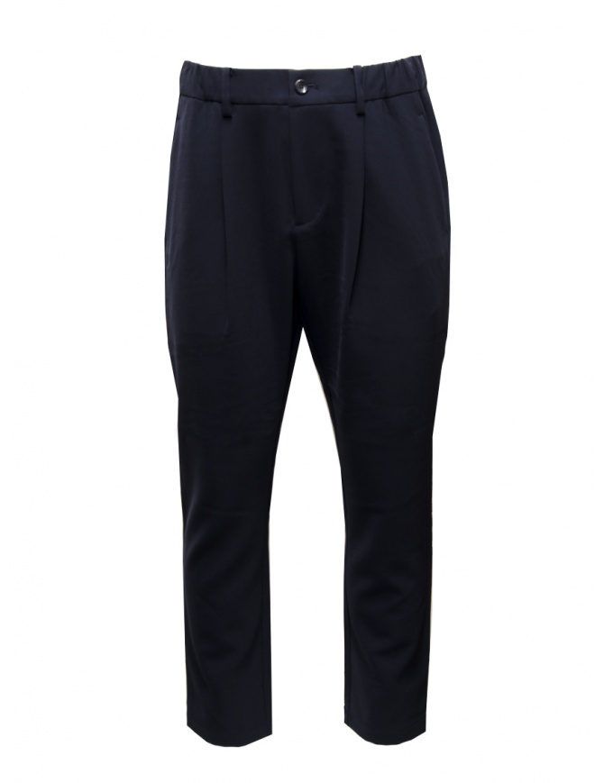 Attachment pantaloni con elastico in vita blu navy AP42-047 NAVY 420 pantaloni uomo online shopping