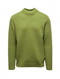 Monobi Grass acid green cashmere pullover online