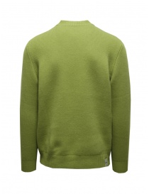 Monobi Grass acid green cashmere pullover