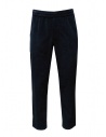 Monobi blue velvet pants with drawstring buy online 16799151 BLUE NAVY 5020