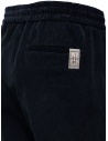 Monobi blue velvet pants with drawstring shop online mens trousers