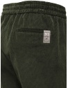 Monobi pantaloni in velluto verde militare con coulisse 16799151 VERDE MILITARE 34219 acquista online