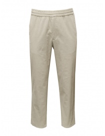 Monobi beige velvet pants with drawstring online