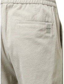 Monobi beige velvet pants with drawstring price