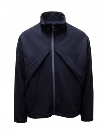 D-Vec Reamide blue wool jacket with zip online