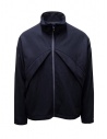 D-Vec Reamide blue wool jacket with zip buy online VF-2BL03249 NAVY