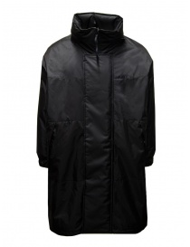 D-Vec Reamide black asymmetric padded coat online