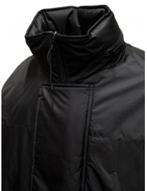 D-Vec Reamide black asymmetric padded coat