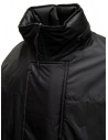 D-Vec Reamide black asymmetric padded coat shop online womens coats