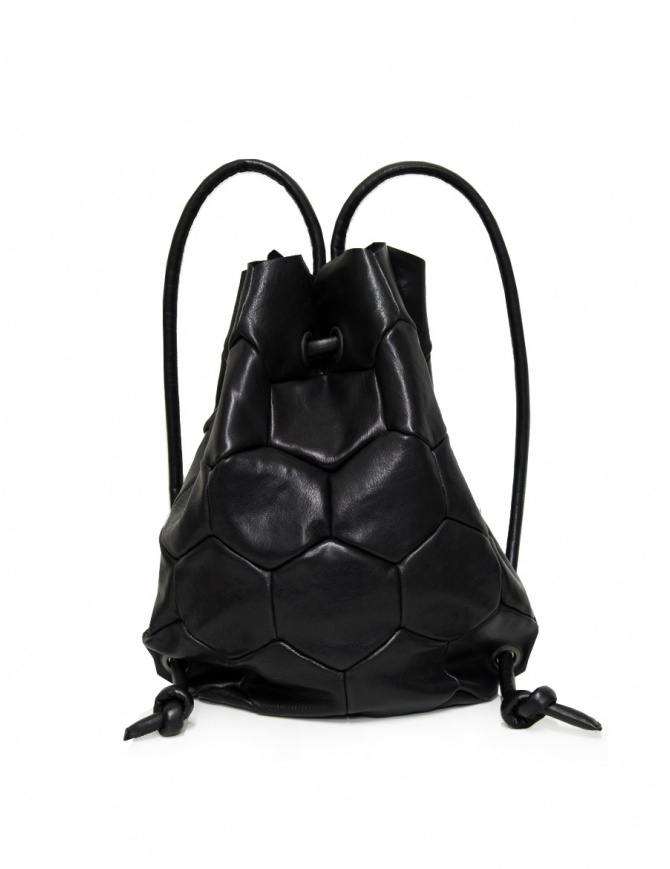 Trippen Hexagon black leather backpack HEXAGON B BGL BLK BGL bags online shopping