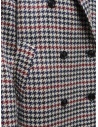 Maison Lener Defini Coat red and blue houndstooth checked SF26AML7MV0212 NAVY-RED price