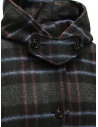 Maison Lener Dark grey checked Briselame coat shop online womens coats