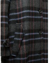 Maison Lener Dark grey checked Briselame coat SG64AML7MF2906 ANTHRACITE-BLEU buy online